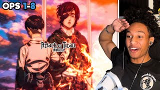 One Piece Fan REACTS To Attack On Titan Openings For The FIRST TIME 18 [upl. by Gnod]