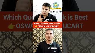 which question bank is best for class 10 icse 202425oswaal vs educart question bank class 10 icse [upl. by Ayhtnic]