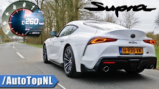 Toyota Supra 20T ACCELERATION TOP SPEED amp SOUND by AutoTopNL [upl. by Niro]