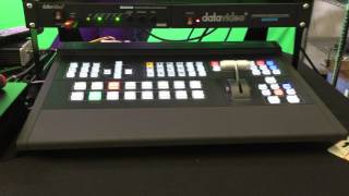 Demo of Datavideo SE700 interactive area for NAB 2015 [upl. by Ahola641]