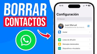 Como BORRAR CONTACTOS de Whatsapp que NO ESTAN en la AGENDA Guia Completa [upl. by Purington]