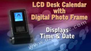 LCD Desk Calendar with Digital Photo Frame [upl. by Koenig376]