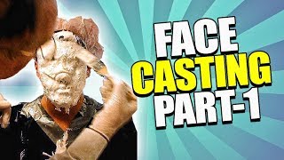 Face Casting Lifecasting Face Mold Tutorial Part 1 Creating the Mold [upl. by Fiora868]