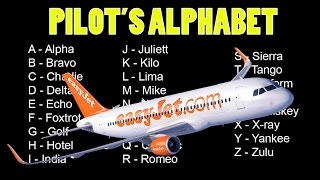 Aeronautical Alphabet Pilots Alphabet [upl. by Kirven]