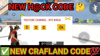 New Craftland Map Hack Code  Craftland Password Code  1vs1 Craftland Code  freefire craftland [upl. by Tingey]