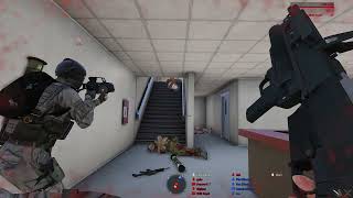 Hospital assault and defence  Task Force Badger  ArmA 3 Singapore [upl. by Turoff720]