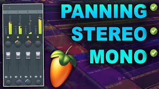 How To Use Panning Stereo Separation amp Mono in FL Studio 20 [upl. by Victorine]