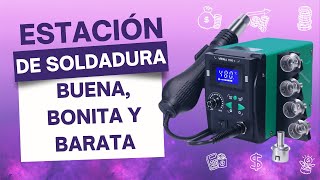 ¡La Mejor Estación de Soldadura BUENA BONITA y BARATA de Aliexpress 🔥 Calidad y Precio Imbatibles [upl. by Nyrhtac]