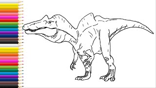 How to draw ICHTHYOVENATOR [upl. by Donall]