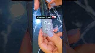 Rivaj nail paint shade 🤍 reviewsandremedies nailpaint fypp fyp viral viralshorts sajnavesajna [upl. by Zigmund]