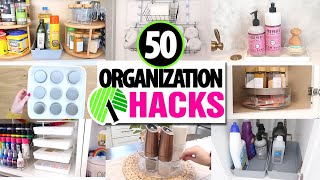 50 BEST Dollar Tree Organization HACKS EASY ways to get organized in 2024 [upl. by Ilahsiav]