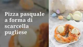 PIZZA PASQUALE A FORMA DI SCARCELLA PUGLIESE [upl. by Ahsha]