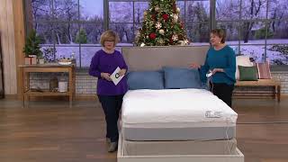 Perfect Fit Invisiwire Microplush Heated Mattress Pad on QVC [upl. by Tanhya345]