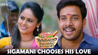 Aindhaam Thalaimurai Sidha Vaidhiya Sigamani Movie Scene  Sigamani Chooses His Love  Bharath [upl. by Forster]