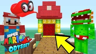 Minecraft Switch  Tripolar  Friends Galaxy  HOW TO BUILD A MARIO ODYSSEY PORTAL IT WORKS 7 [upl. by Mariam137]