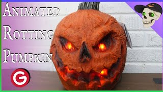 Gemmy Animated Rotting JackOLantern  Home Accents  The Home Depot [upl. by Adnopoz173]