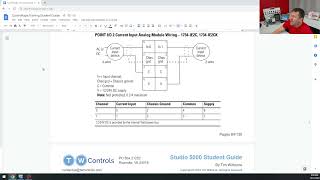 Allen Bradley Compactlogix 1734IE2C 2wire 420mA wiring diagram [upl. by Gombosi]