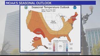 NOAA releases seasonal temperature outlook [upl. by Egres]