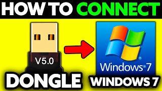 How To Connect Dongle in Windows 7 2024  Step by Step [upl. by Fulvi]