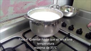 Elaboración de yogurt casero [upl. by Ahseal]