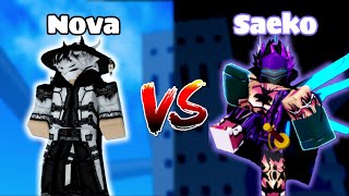 NovaExility vs Sae  Blox Fruits PVP [upl. by Etnoval]