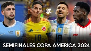 COLOMBIA VS URUGUAY  ARGENTINA VS CANADA  PREDICCION SEMIFINALES COPA AMERICA 2024 [upl. by Winslow192]