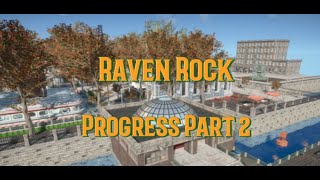 Raven Rock Progress Part 2 fallout4mod fallout4 settlements preview [upl. by Dnomse]