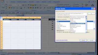 EXCEL 2007 Funcion Frecuencia y Aleatorios en Rangos definidos [upl. by Neelhtakyram878]