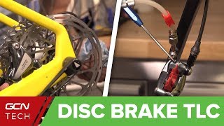 How To Care For Your Disc Brakes  Road Bike Maintenance [upl. by Fleisig]