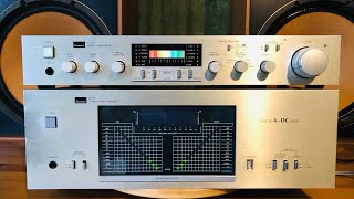 Sansui B77 C77 Stereo Power Amplifier 198083 [upl. by Mikey]