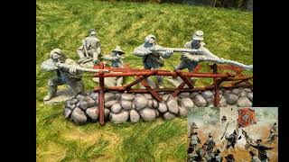 Gettysburg Day 3 Picketts Charge in 132 scale toy soldiers [upl. by Dianna]