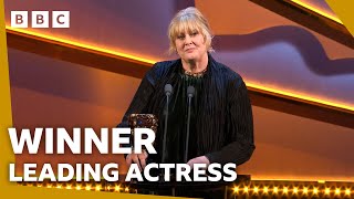 Sarah Lancashire wins Leading Actress for Happy Valley  BAFTA TV Awards 2024  BBC [upl. by Aggappe228]