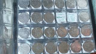 COIN BOOK UPDATE COLLECTING EVERY UK 50 PENCE COIN [upl. by Lyndel510]