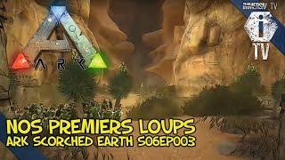 NOS PREMIERS LOUPS  Ark Survival Evolved Scorched Earth FR  S06EP003 [upl. by Ursuline]