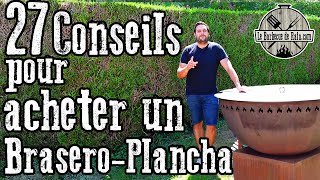 Comment choisir un Braséroplancha  Regarde mes 27 conseils avant den acheter un  🔥🔥 plancha [upl. by Epp]