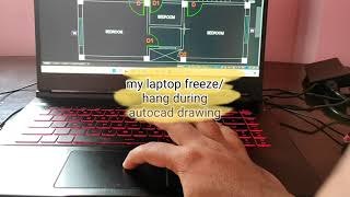 my new MSI gaming laptop freezehang during autocad drawing [upl. by Sethi]