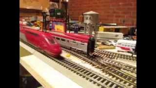 Mehano Thalys TGV Full Run W Music [upl. by Earal]