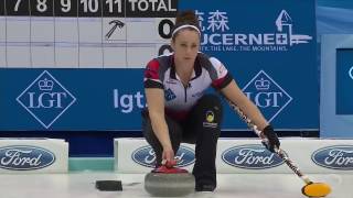 2017 World Womens Curling Championship  Canada Homan vs Scotland Muirhead [upl. by Annahahs767]