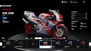 RIDE 5  Customize HONDA NSR 250R 249cc Race Gameplay [upl. by Ecirrehs64]