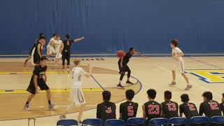 Troy vs Yorba Linda High School JV Basketball 11292017 2nd Q [upl. by Beckie]