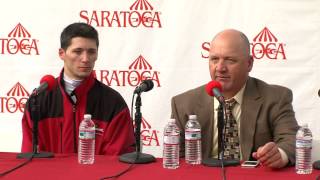 2012 Travers Stakes Press Conference [upl. by Ayhtnic]