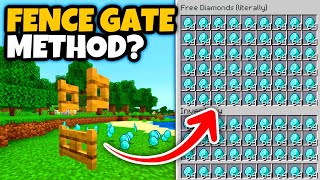 Extremely FAST DUPLICATION GLITCH in Minecraft Bedrock Edition 12051 [upl. by Gilberte349]