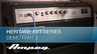 Heritage SVT Series Demo Part 2 Features amp Benefits [upl. by Akehsyt]