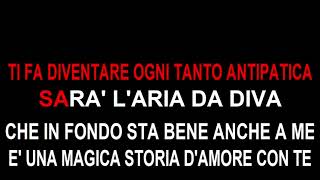 karaoke una magica storia damore gigi dalessio [upl. by Htyderem]