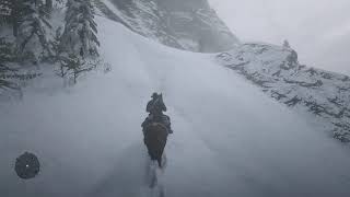 Red Dead Redemption 2 Ambience Exploring the Grizzlies in the Snow [upl. by Mamie]