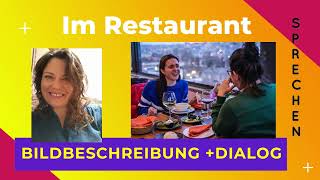 a2 Prüfung in Deutsch SPRECHEN Beschreibung und DIALOG Im RESTAURANTquot [upl. by Alfred]