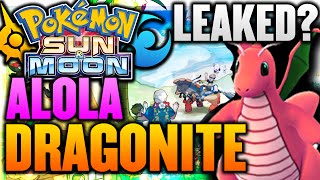 ALOLA DRAGONITE SPECULATION Japanese Website LEAKED IT  Pokemon Sun and Moon [upl. by Willumsen]