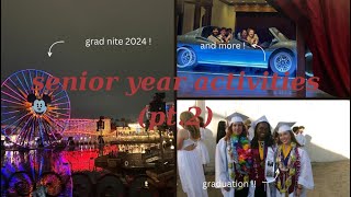 HIGH SCHOOL VLOG disney grad nite grad practice and i graduATE   last high school vlog pt2 [upl. by Amsirak653]