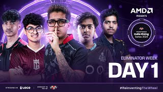 AMD Presents UE India Rising Series 2024  BGMI  League Stage Day1 Ft IQOOSouL Godlike CG etc [upl. by Buonomo]