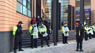 Police at Bristol Magistrates’ Court [upl. by Acira]